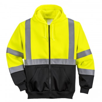 Portwest Two-Tone Zipped Hoodie Portwest Two-Tone Zipped Hoodie